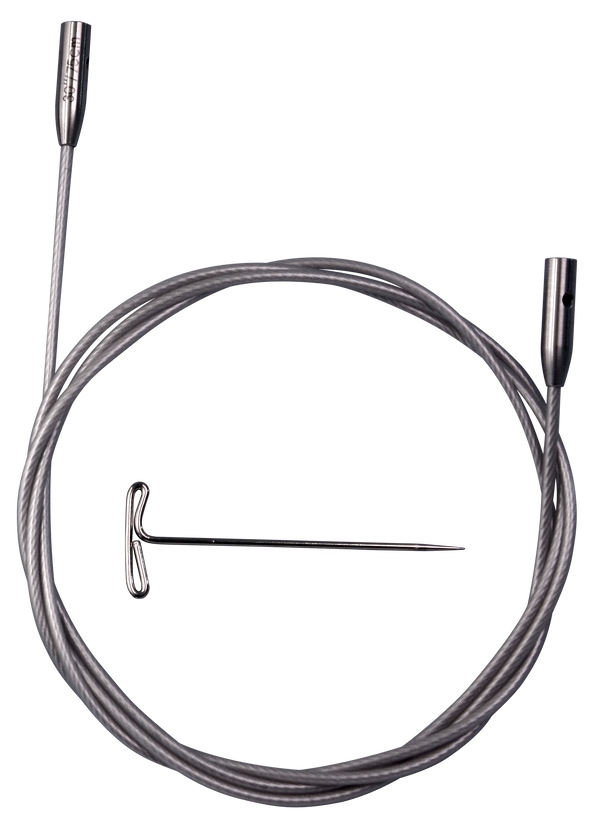 SWIV360 Swivel Silver Cables 14" (35 cm) for Interchangeable Needles by ChiaoGoo