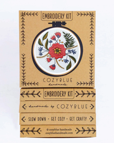 Embroidery Kits by CozyBlue Handmade