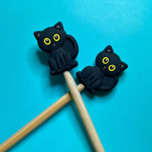 Silicone Knitting Needle Point Protectors Stoppers by Comma Craft Company
