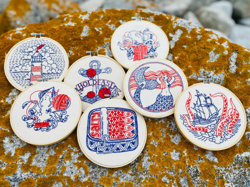 Embroidery Kits by Hook, Line & Tinker