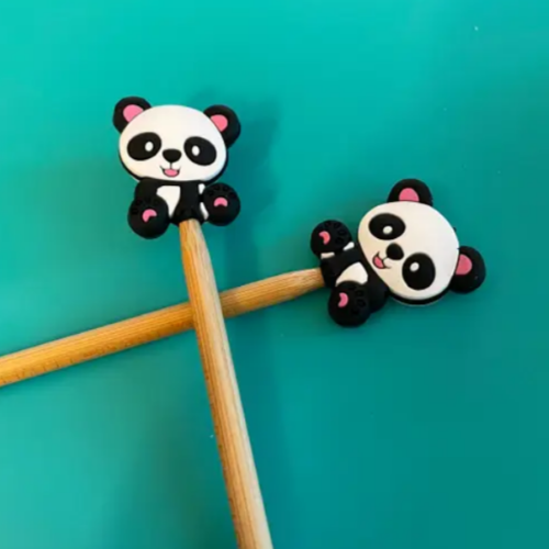 Silicone Knitting Needle Point Protectors Stoppers by Comma Craft Company