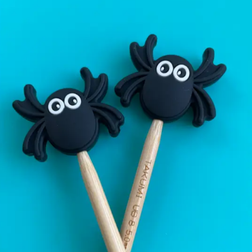 Silicone Knitting Needle Point Protectors Stoppers by Comma Craft Company