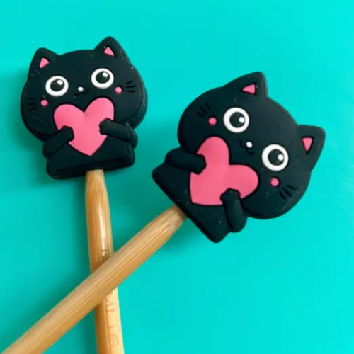 Silicone Knitting Needle Point Protectors Stoppers by Comma Craft Company