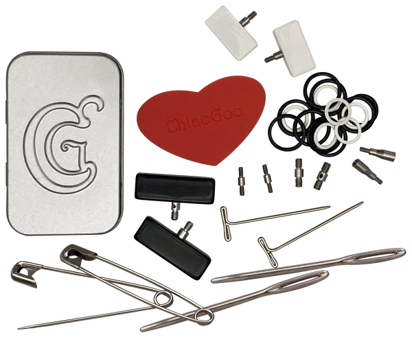 Tools Kit Tin Small & Large for Interchangeable Needles by ChiaoGoo