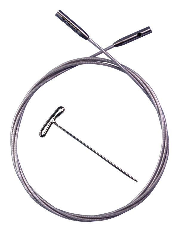 SWIV360 Swivel Silver Cables 8" (20 cm) for Interchangeable Needles by ChiaoGoo