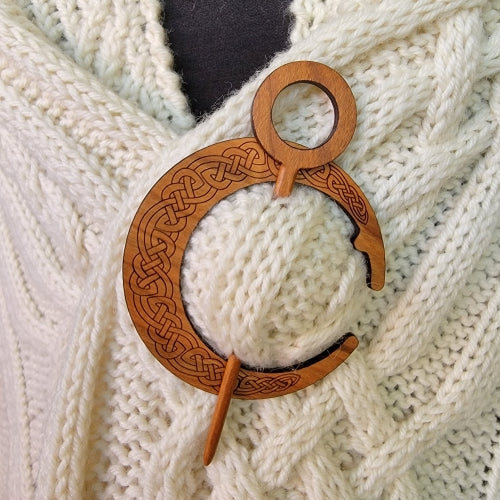 Circular Shawl Pin by LO and Behold Designs