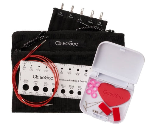 TWIST Red Lace MINI Interchangeable Set by ChiaoGoo