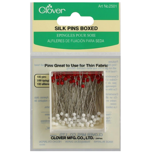 Silk Pins with Box 2501 by Clover