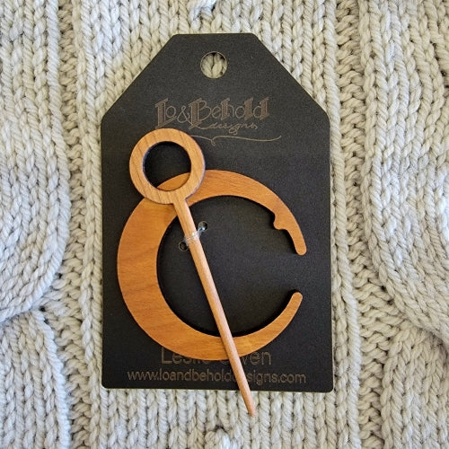 Circular Shawl Pin by LO and Behold Designs