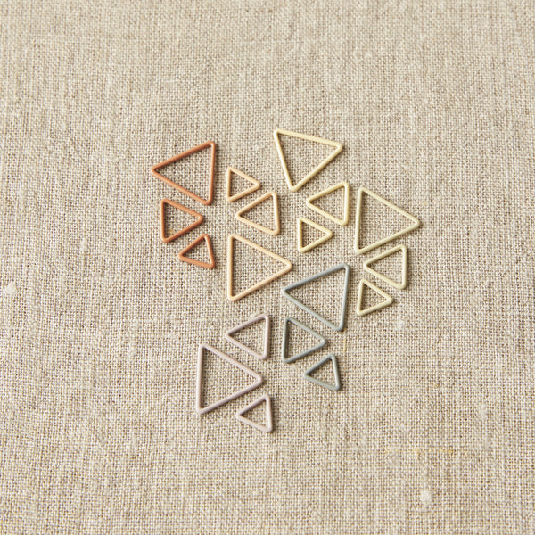 Cocoknits Triangle Stitch Markers Earth Tones