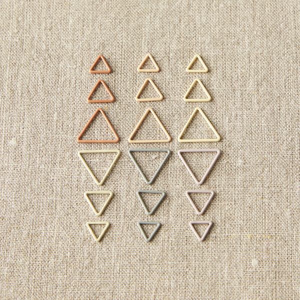 Cocoknits Triangle Stitch Markers Earth Tones