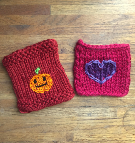 Embroidery on Knitted Fabric Workshop with Kira K