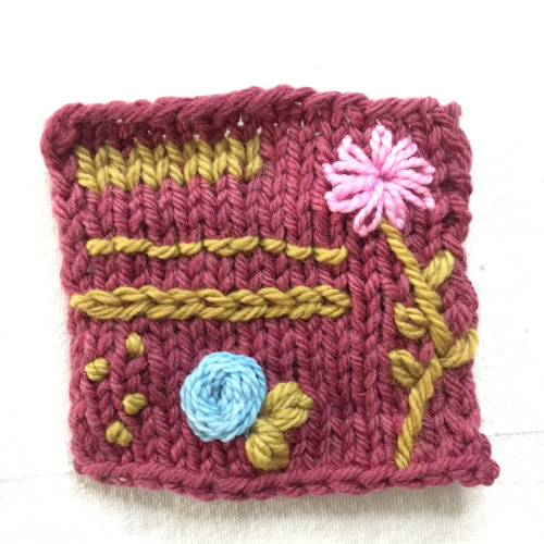 Embroidery on Knitted Fabric Workshop with Kira K