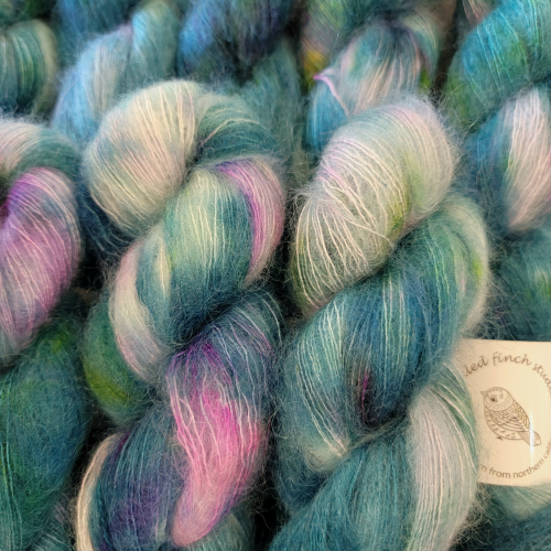 Fluff Lace Weight Yarn by Speckled Finch Studios