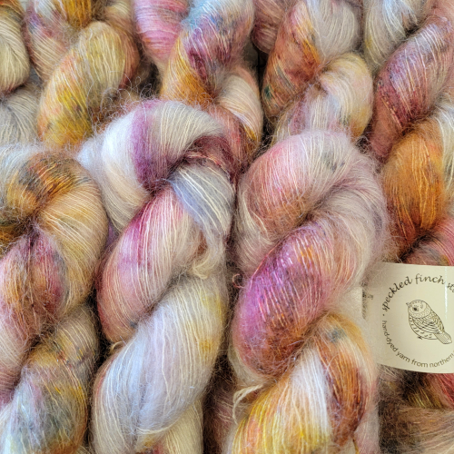 Fluff Lace Weight Yarn by Speckled Finch Studios