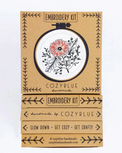Embroidery Kits by CozyBlue Handmade