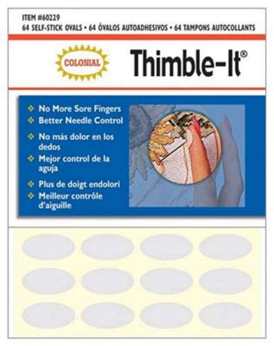 Thimble-It Self-Stick Oval Thimbles by Colonial