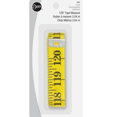 Quilt Tape Measure 120" with Metric on Reverse by Dritz
