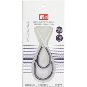 Yoga Cable-Stitch Needles 8", set of Two by Prym