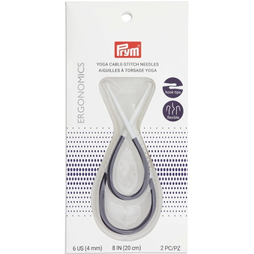 Yoga Cable-Stitch Needles 8", set of Two by Prym